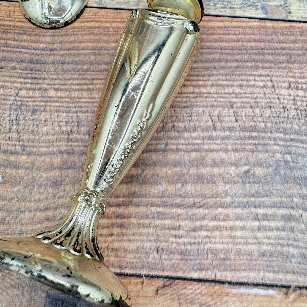 Vintage 1930s LA FRANCE 702 Silverplate Salt‎ & Pepper Shakers USA K24